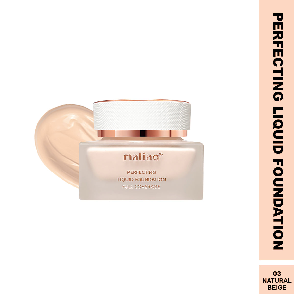 Maliao Perfect Liquid Foundation Full Coverage - Flawless Radiance